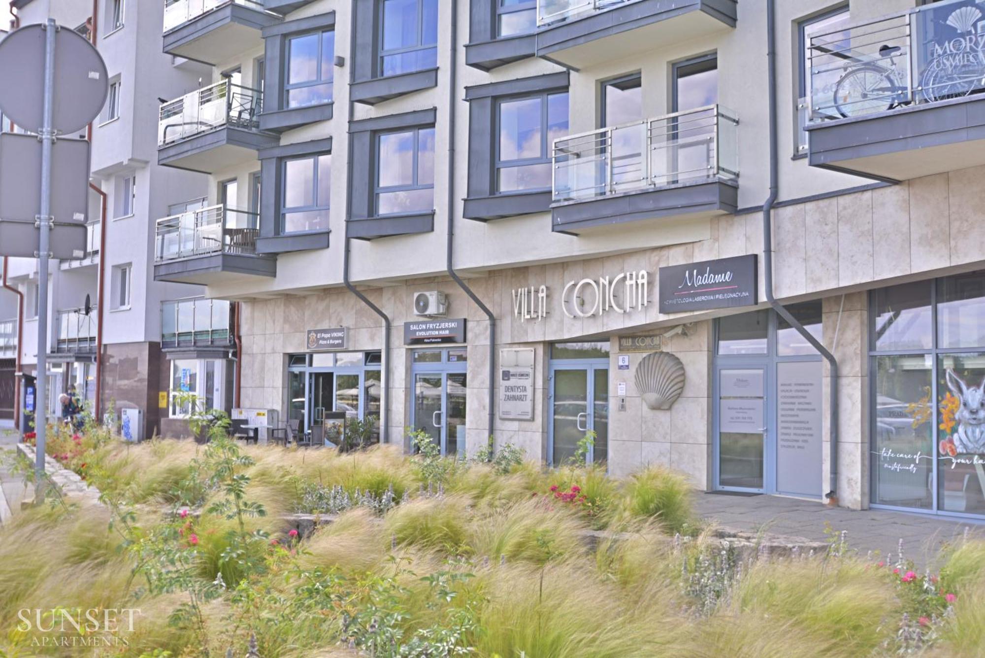 Sunset Apartments - Villa Concha - Parking - Widok Na Port! Swinoujscie Kültér fotó
