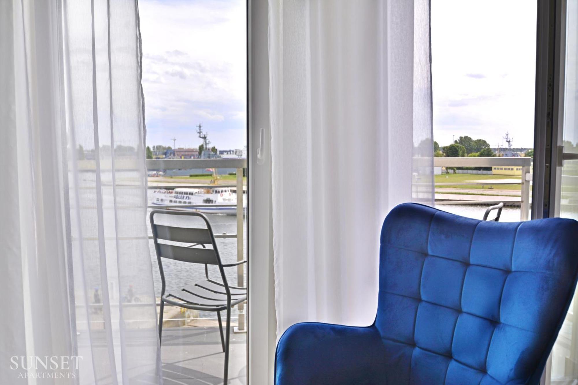 Sunset Apartments - Villa Concha - Parking - Widok Na Port! Swinoujscie Kültér fotó